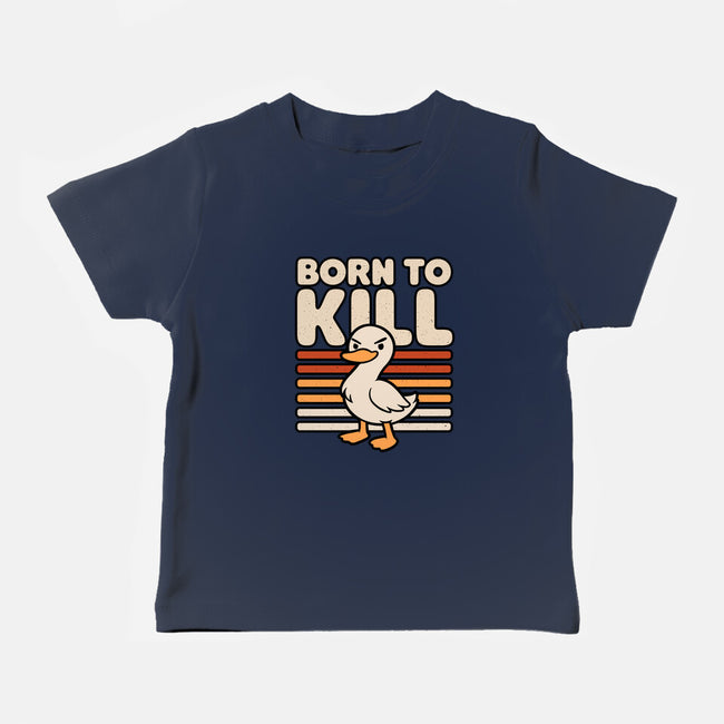Cute Ironic Duck-Baby-Basic-Tee-Studio Mootant