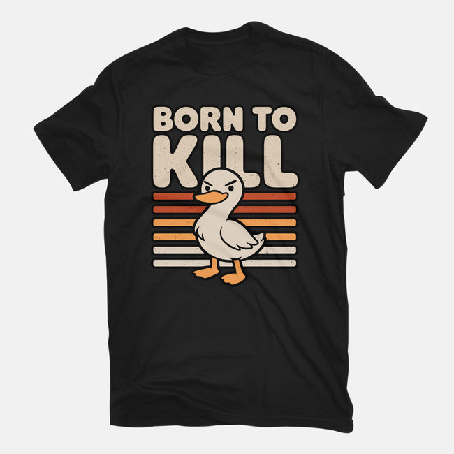 Cute Ironic Duck-Mens-Basic-Tee-Studio Mootant