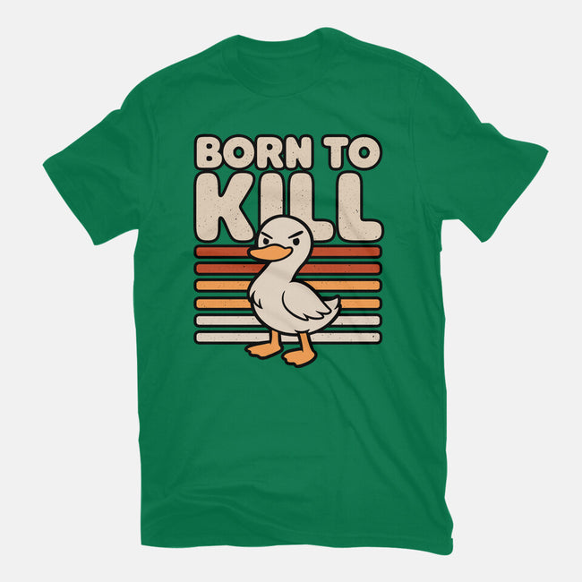 Cute Ironic Duck-Mens-Basic-Tee-Studio Mootant