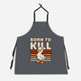 Cute Ironic Duck-Unisex-Kitchen-Apron-Studio Mootant