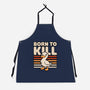 Cute Ironic Duck-Unisex-Kitchen-Apron-Studio Mootant