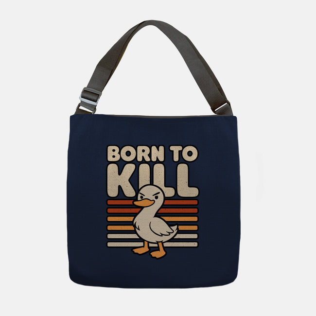Cute Ironic Duck-None-Adjustable Tote-Bag-Studio Mootant