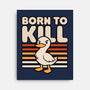 Cute Ironic Duck-None-Stretched-Canvas-Studio Mootant