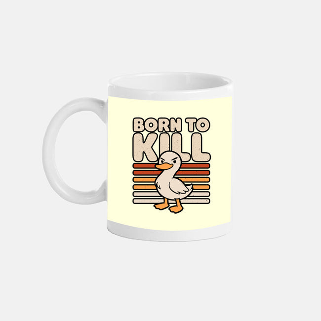 Cute Ironic Duck-None-Mug-Drinkware-Studio Mootant