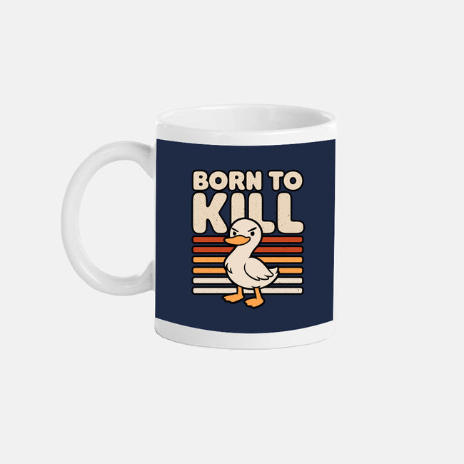 Cute Ironic Duck-None-Mug-Drinkware-Studio Mootant
