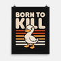 Cute Ironic Duck-None-Matte-Poster-Studio Mootant