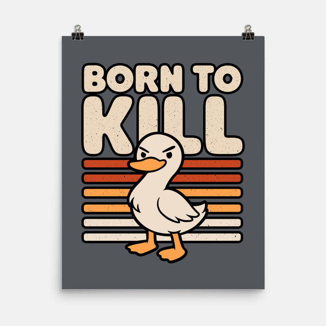 Cute Ironic Duck-None-Matte-Poster-Studio Mootant