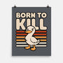 Cute Ironic Duck-None-Matte-Poster-Studio Mootant