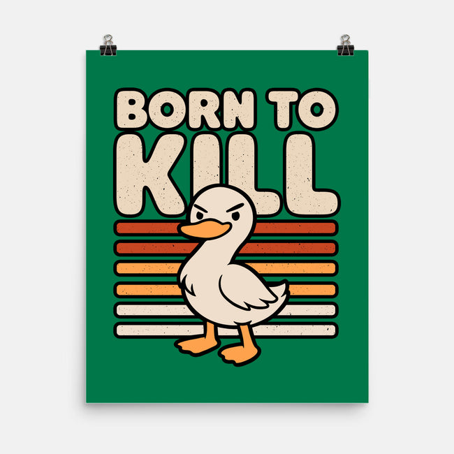 Cute Ironic Duck-None-Matte-Poster-Studio Mootant