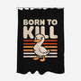 Cute Ironic Duck-None-Polyester-Shower Curtain-Studio Mootant
