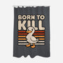 Cute Ironic Duck-None-Polyester-Shower Curtain-Studio Mootant
