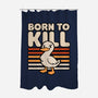 Cute Ironic Duck-None-Polyester-Shower Curtain-Studio Mootant