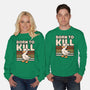 Cute Ironic Duck-Unisex-Crew Neck-Sweatshirt-Studio Mootant