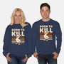 Cute Ironic Duck-Unisex-Crew Neck-Sweatshirt-Studio Mootant