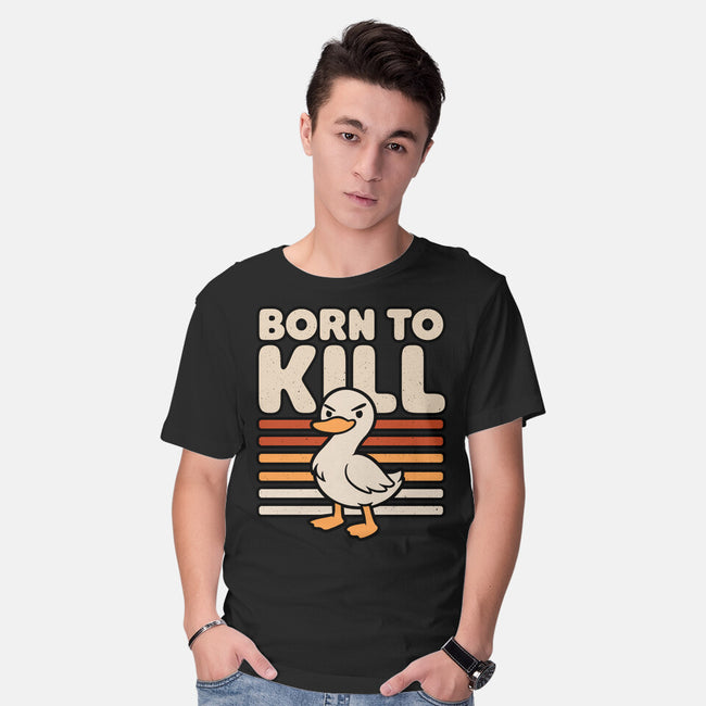 Cute Ironic Duck-Mens-Basic-Tee-Studio Mootant