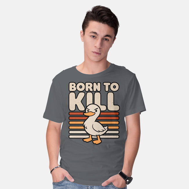 Cute Ironic Duck-Mens-Basic-Tee-Studio Mootant