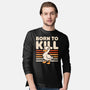 Cute Ironic Duck-Mens-Long Sleeved-Tee-Studio Mootant