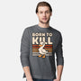 Cute Ironic Duck-Mens-Long Sleeved-Tee-Studio Mootant