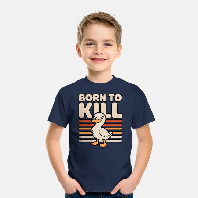Cute Ironic Duck-Youth-Basic-Tee-Studio Mootant