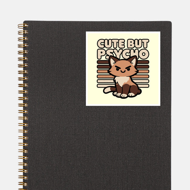 Cute Ironic Cat-None-Glossy-Sticker-Studio Mootant