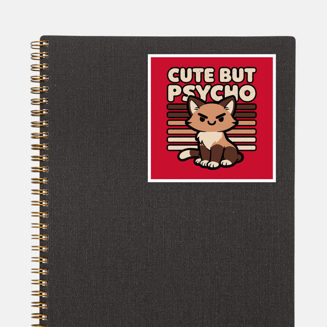 Cute Ironic Cat-None-Glossy-Sticker-Studio Mootant