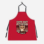 Cute Ironic Cat-Unisex-Kitchen-Apron-Studio Mootant
