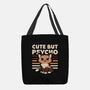 Cute Ironic Cat-None-Basic Tote-Bag-Studio Mootant