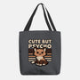 Cute Ironic Cat-None-Basic Tote-Bag-Studio Mootant