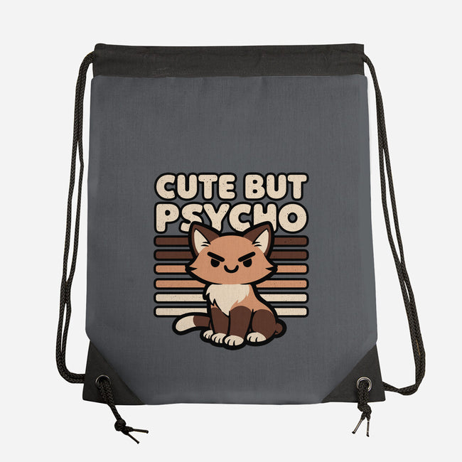 Cute Ironic Cat-None-Drawstring-Bag-Studio Mootant