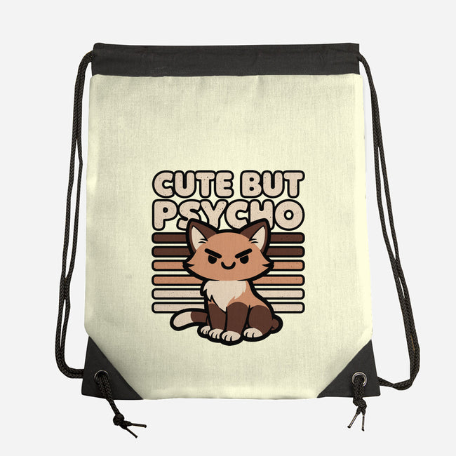 Cute Ironic Cat-None-Drawstring-Bag-Studio Mootant