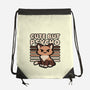 Cute Ironic Cat-None-Drawstring-Bag-Studio Mootant