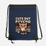Cute Ironic Cat-None-Drawstring-Bag-Studio Mootant