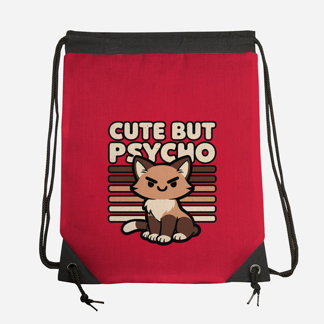 Cute Ironic Cat-None-Drawstring-Bag-Studio Mootant
