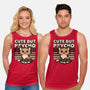 Cute Ironic Cat-Unisex-Basic-Tank-Studio Mootant