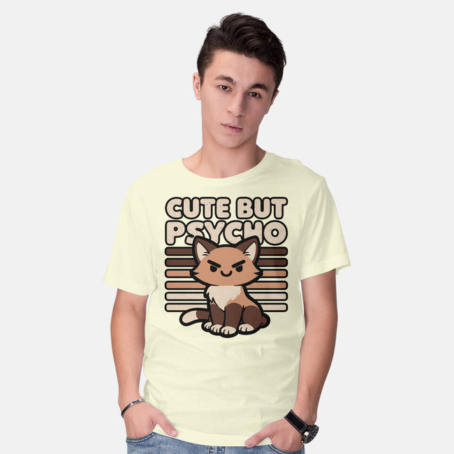 Cute Ironic Cat-Mens-Basic-Tee-Studio Mootant