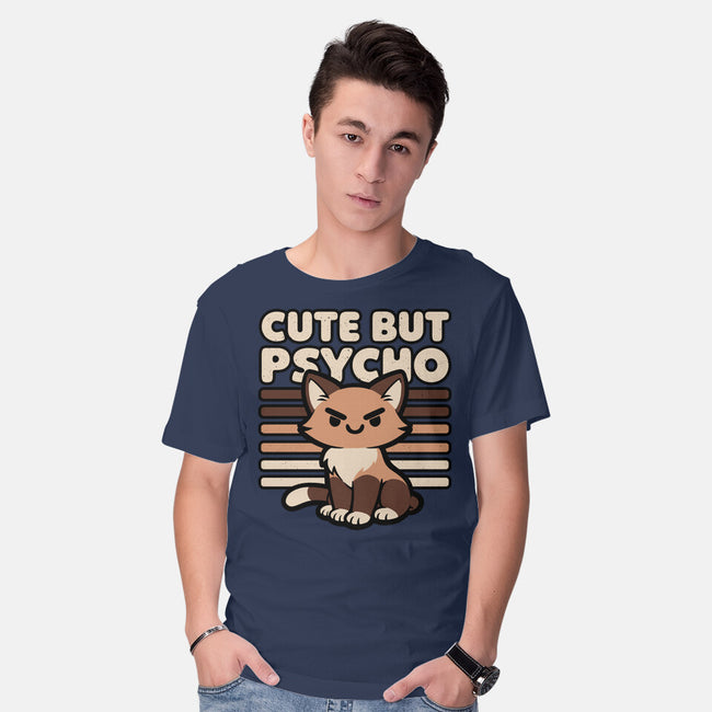 Cute Ironic Cat-Mens-Basic-Tee-Studio Mootant