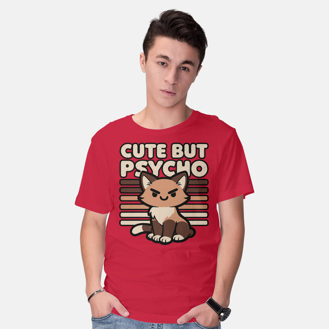 Cute Ironic Cat-Mens-Basic-Tee-Studio Mootant