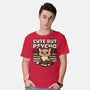 Cute Ironic Cat-Mens-Basic-Tee-Studio Mootant