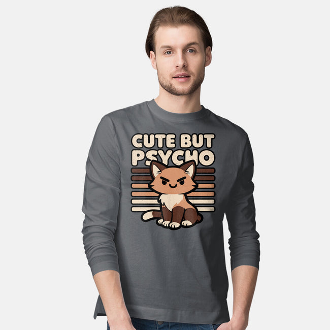 Cute Ironic Cat-Mens-Long Sleeved-Tee-Studio Mootant