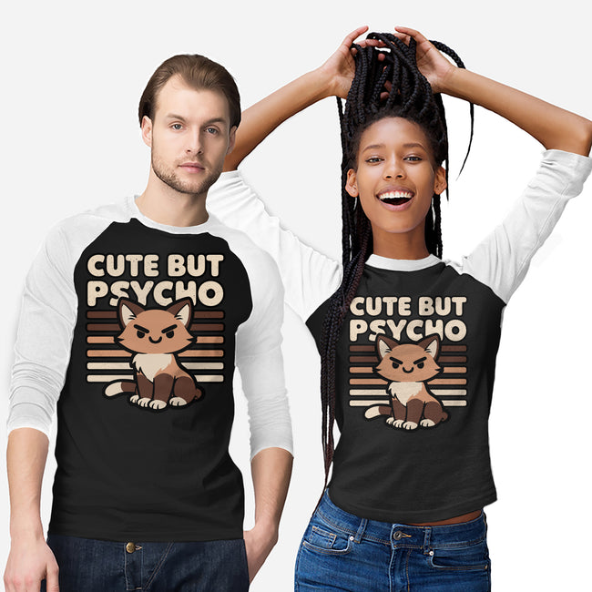 Cute Ironic Cat-Unisex-Baseball-Tee-Studio Mootant