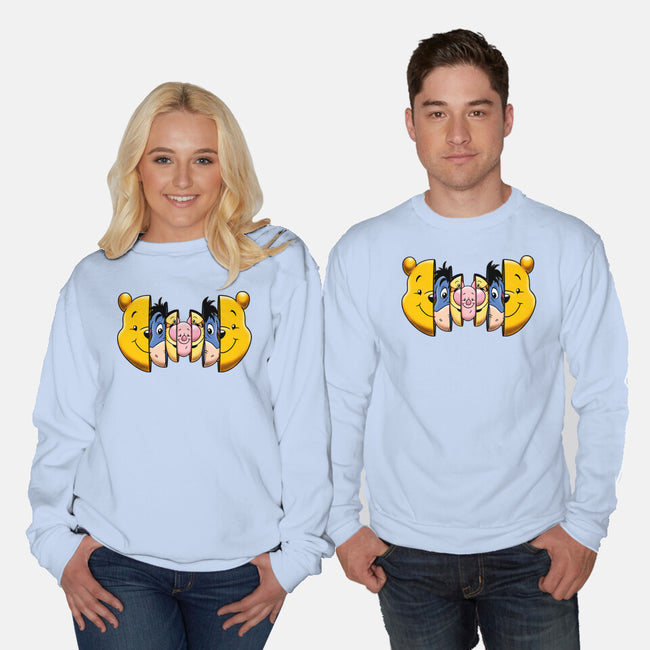 Poohtryoshka-Unisex-Crew Neck-Sweatshirt-Barbadifuoco