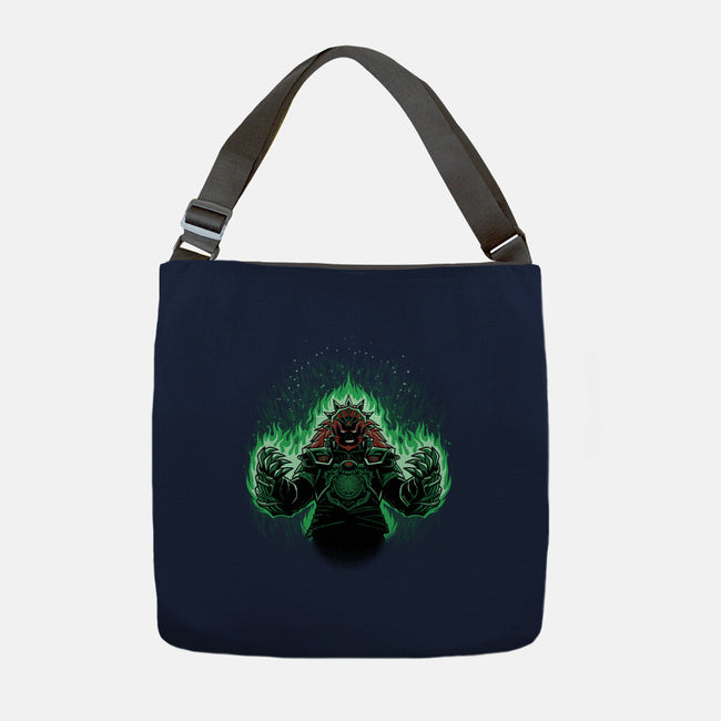 Triforce Tyrant Aura-None-Adjustable Tote-Bag-Astrobot Invention