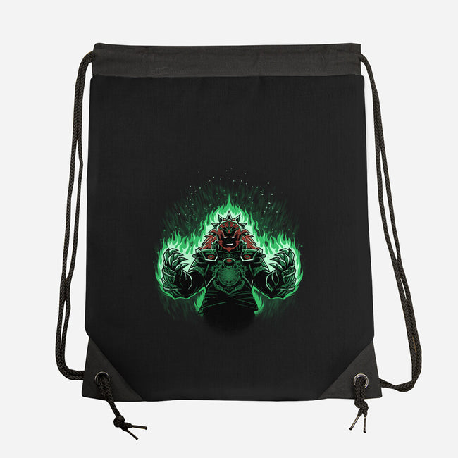 Triforce Tyrant Aura-None-Drawstring-Bag-Astrobot Invention