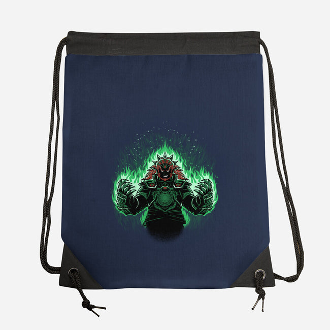Triforce Tyrant Aura-None-Drawstring-Bag-Astrobot Invention