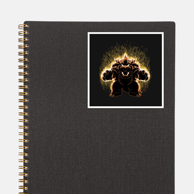 Koopa Overlord Aura-None-Glossy-Sticker-Astrobot Invention