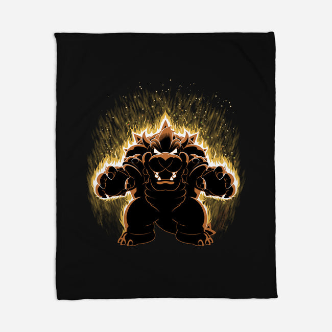 Koopa Overlord Aura-None-Fleece-Blanket-Astrobot Invention
