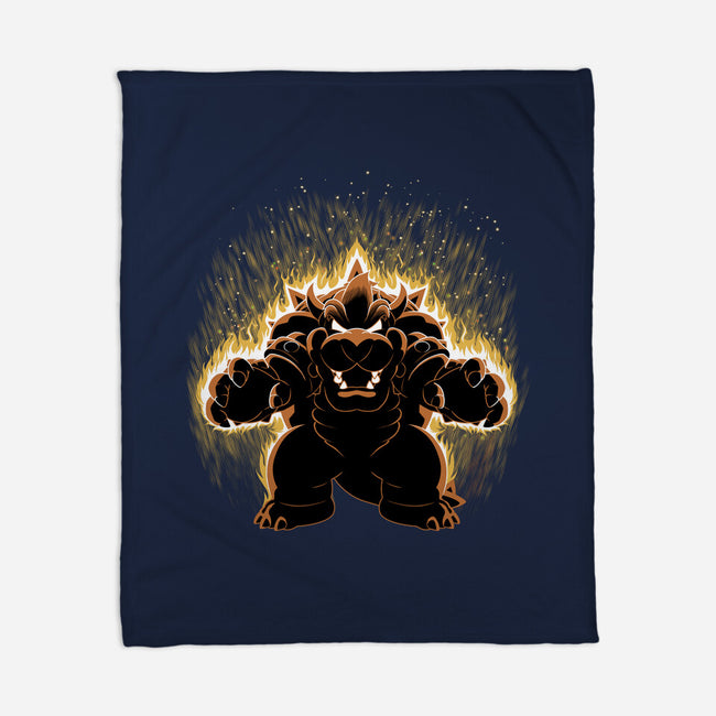 Koopa Overlord Aura-None-Fleece-Blanket-Astrobot Invention