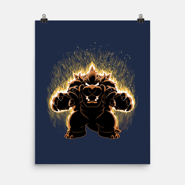 Koopa Overlord Aura-None-Matte-Poster-Astrobot Invention