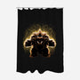 Koopa Overlord Aura-None-Polyester-Shower Curtain-Astrobot Invention