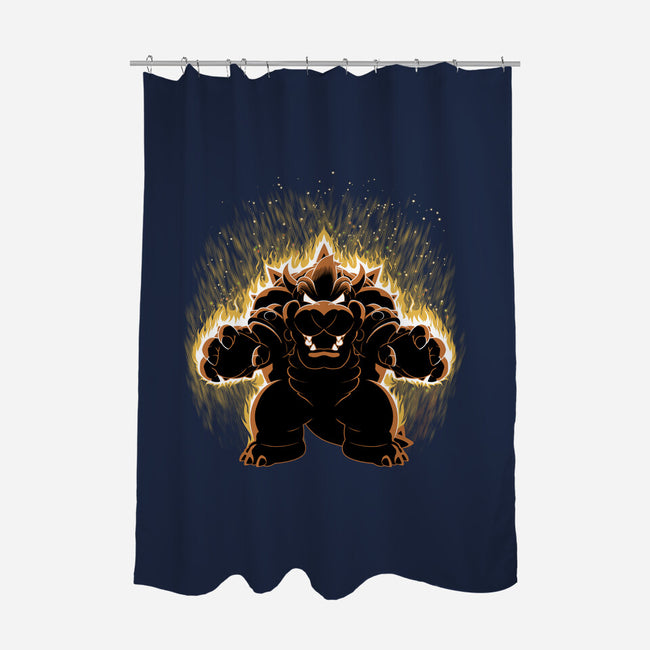 Koopa Overlord Aura-None-Polyester-Shower Curtain-Astrobot Invention